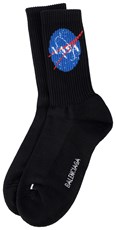 Balenciaga Space black socks Nasa 202222